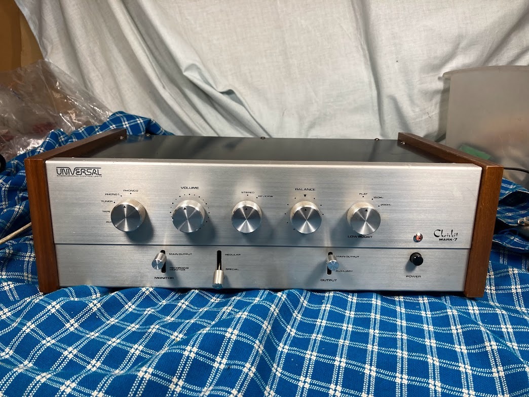 クリスキット CHRISKIT プリアンプ MARK 7 UNIVERSAL 完動品【3 クリスキット CHRISKIT プリアンプ MARK 7 UNIVERSAL 完動品【3