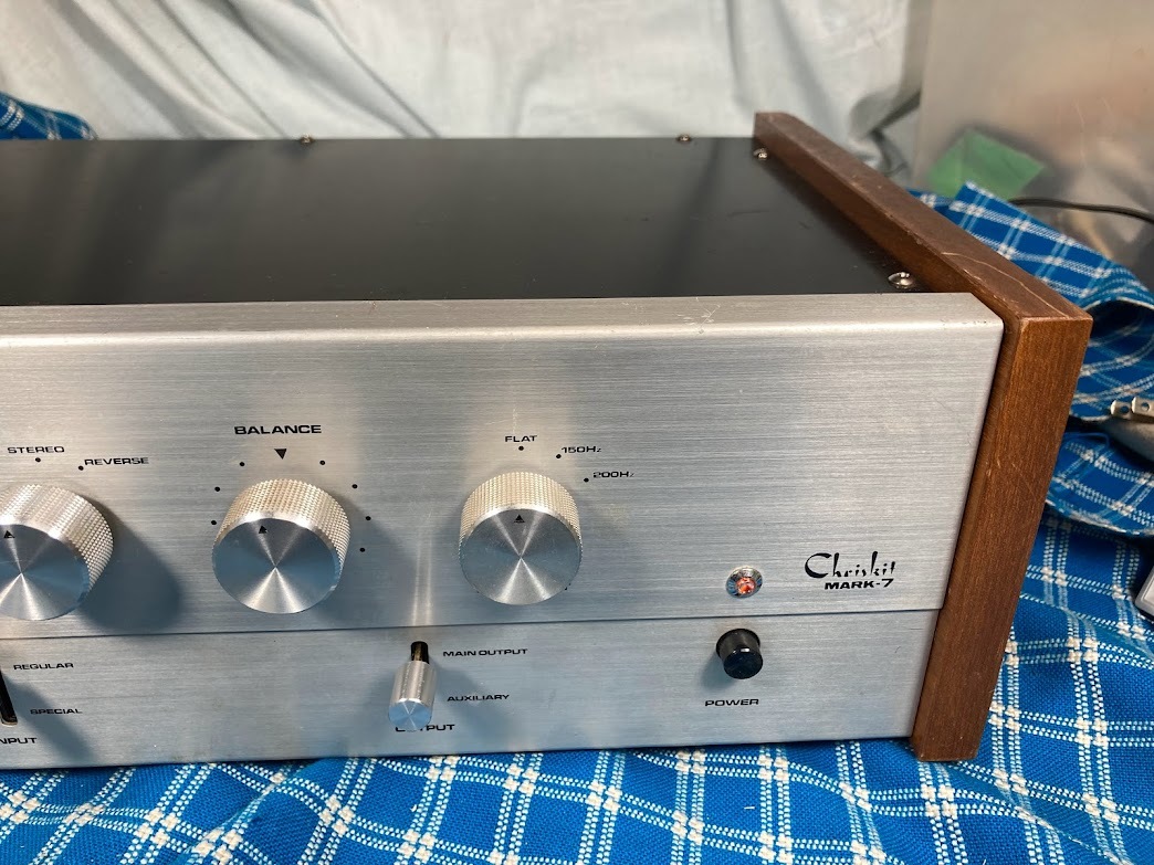クリスキット CHRISKIT プリアンプ MARK 7 UNIVERSAL 完動品【3 クリスキット CHRISKIT プリアンプ MARK 7 UNIVERSAL 完動品【3