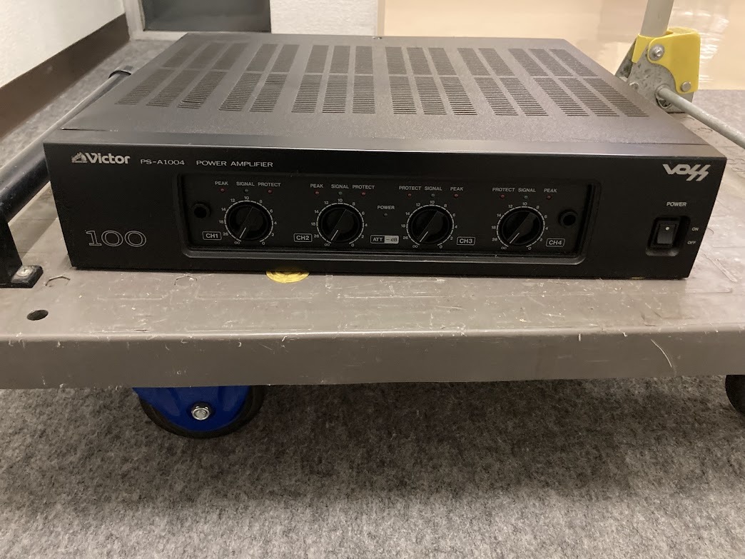 VICTOR 4 channel power amplifier PS-A1004 working properly goods [3 months guarantee ]2108123