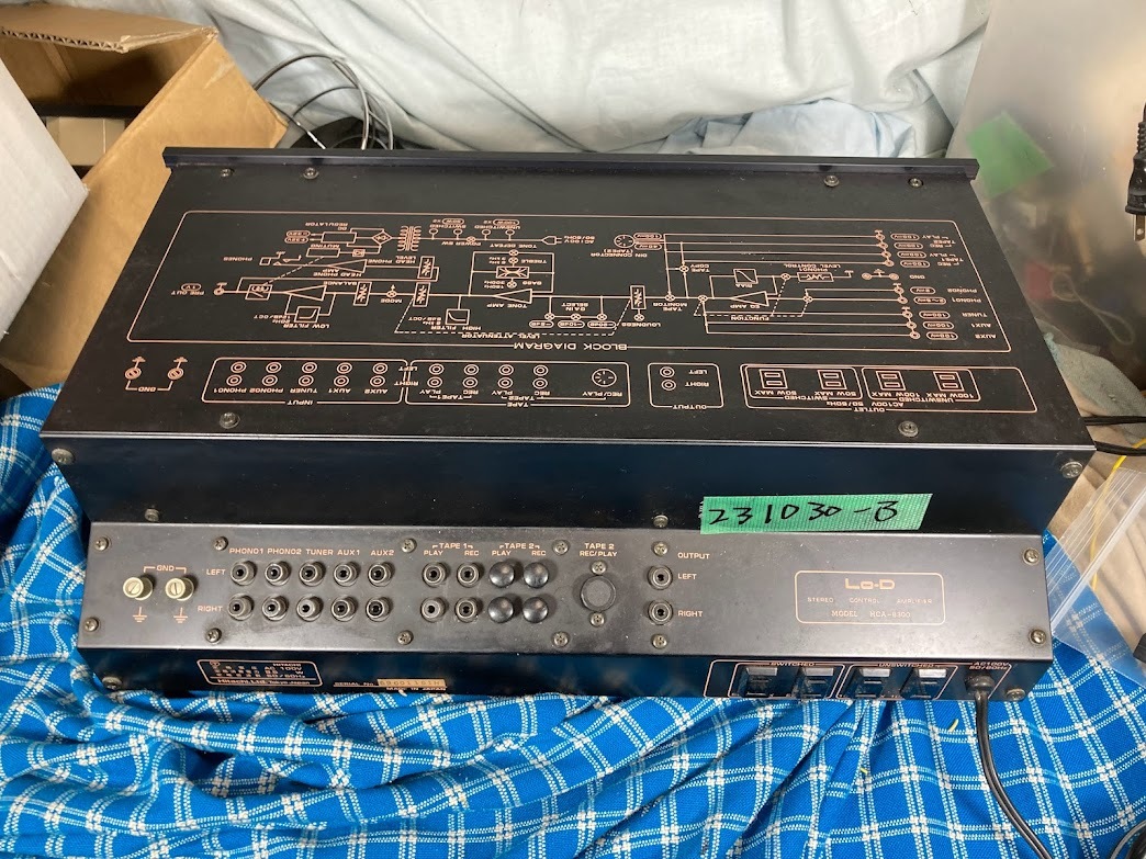 Lo-D 　ローディ　　HCA-8300 　プリ アンプ　完動品【3ヶ月保証 】_画像4