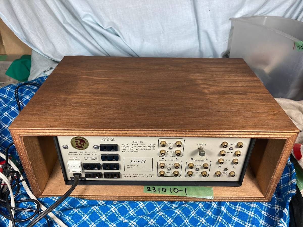 Yahoo!オークション - AGI model 511 プリアンプ 完動品【3ヶ月 Yahoo!オークション - AGI model 511 プリアンプ 完動品【3ヶ月