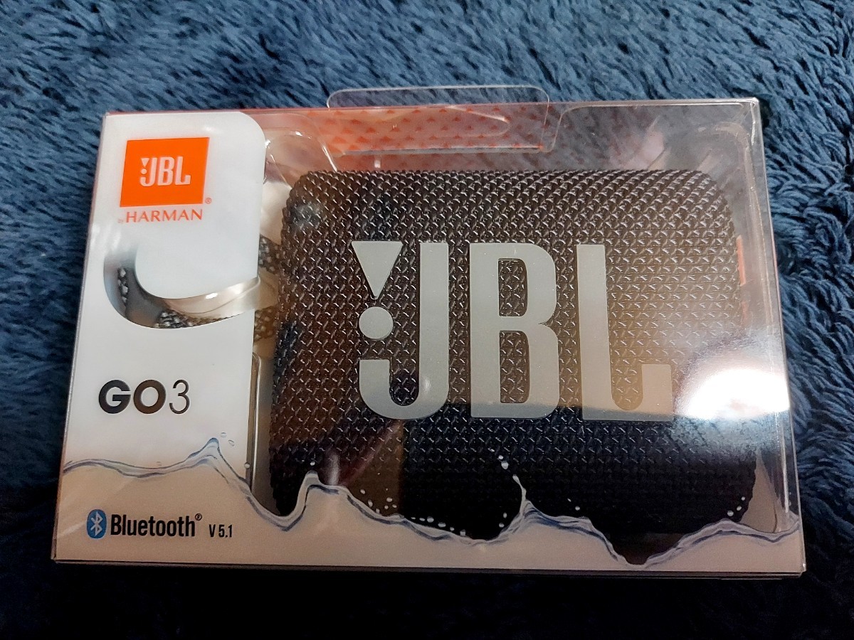 新品 未開封 JBL GO3 Bluetooth　スピーカー　黒_画像1