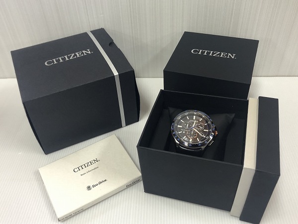 ☆新品未使用　シチズン CITIZEN エコ・ドライブ Bluetooth クロノ メンズ 腕時計 BZ1035-09E 国内正規　箱あり（M5666）_画像5