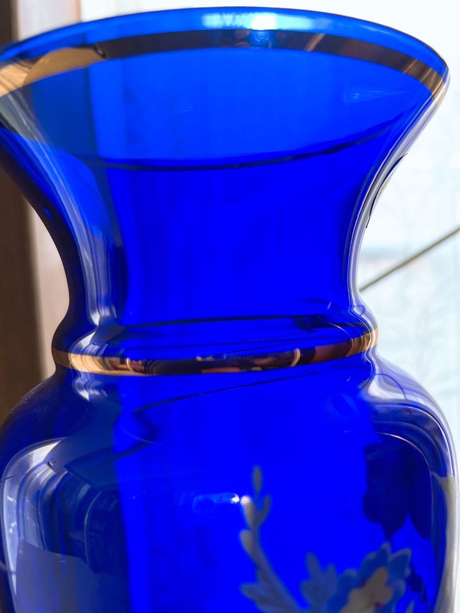 ☆レア☆ 【BOHEMIA】ボヘミアガラス カリクリスタルガラス 花瓶  チェコスロバキア gloria mattutina