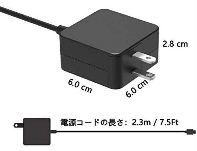 即決・送料無料 ■Superer 45W USB-C NEC交換用充電器 2.3M NEC LAVIE Pro Note Mobile Direct NM PM互換用_画像6