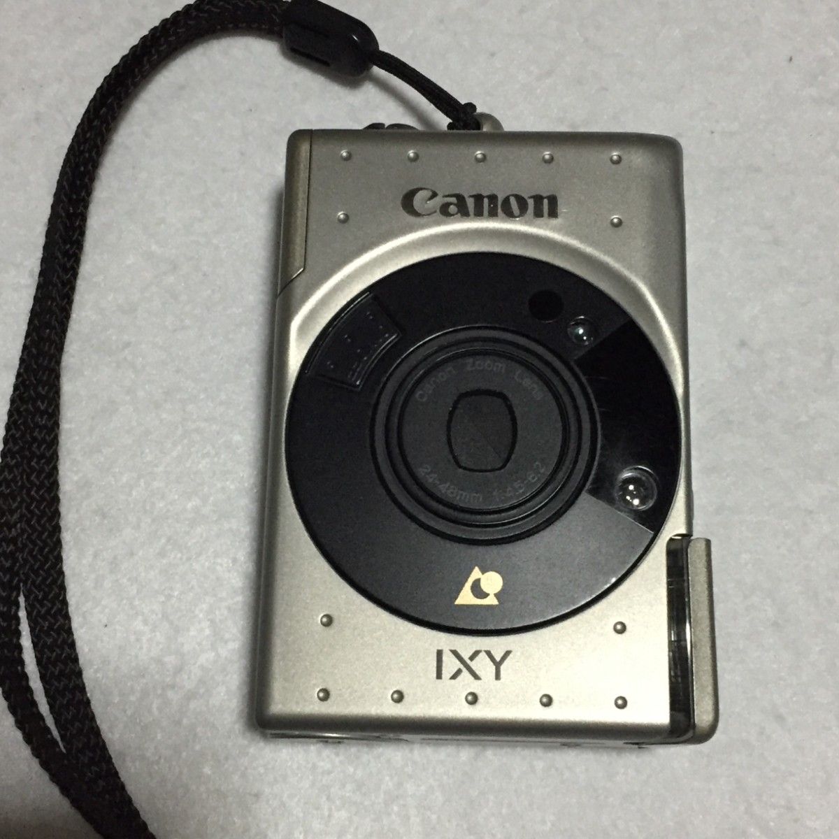 【動作未確認】キャノン Canon IXY IX240 APSフィルムカメラ シルバー キヤノン 箱あり