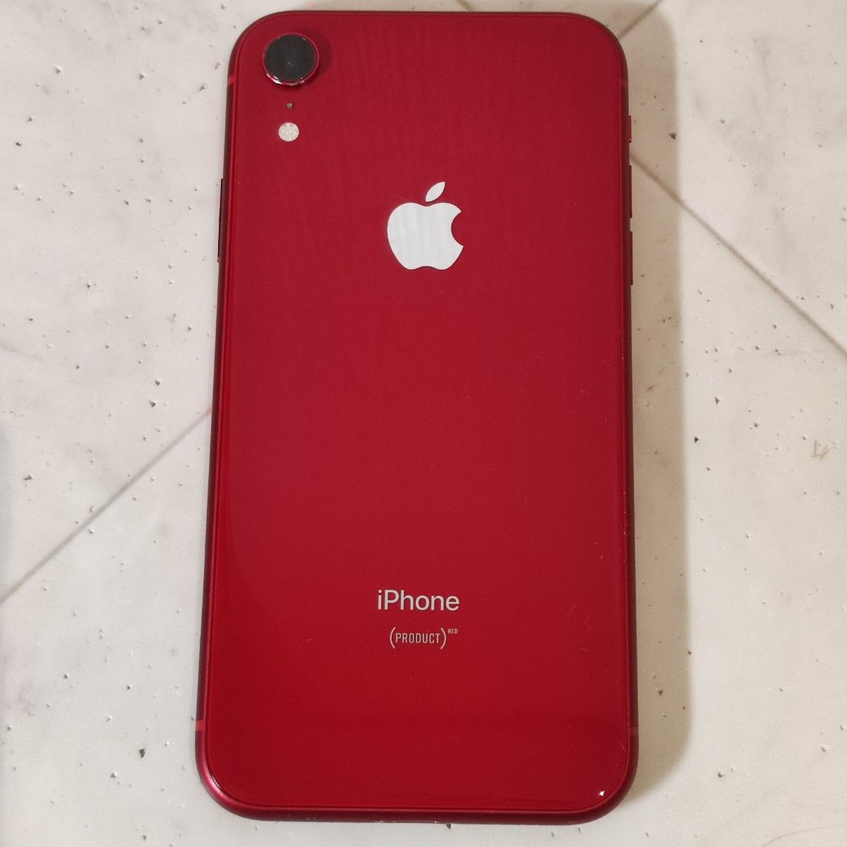 iPhone XR 赤64GB simフリー バッテリー84% - スマートフォン本体