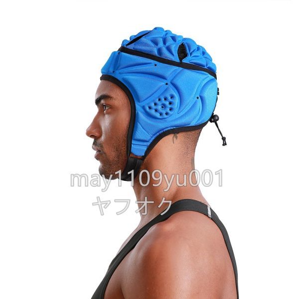  мужской взрослый Junior headgear soft накладка регби head защита спорт перфорирование .. отверстие шлем foot цвет G [ выбор цвета возможно ]