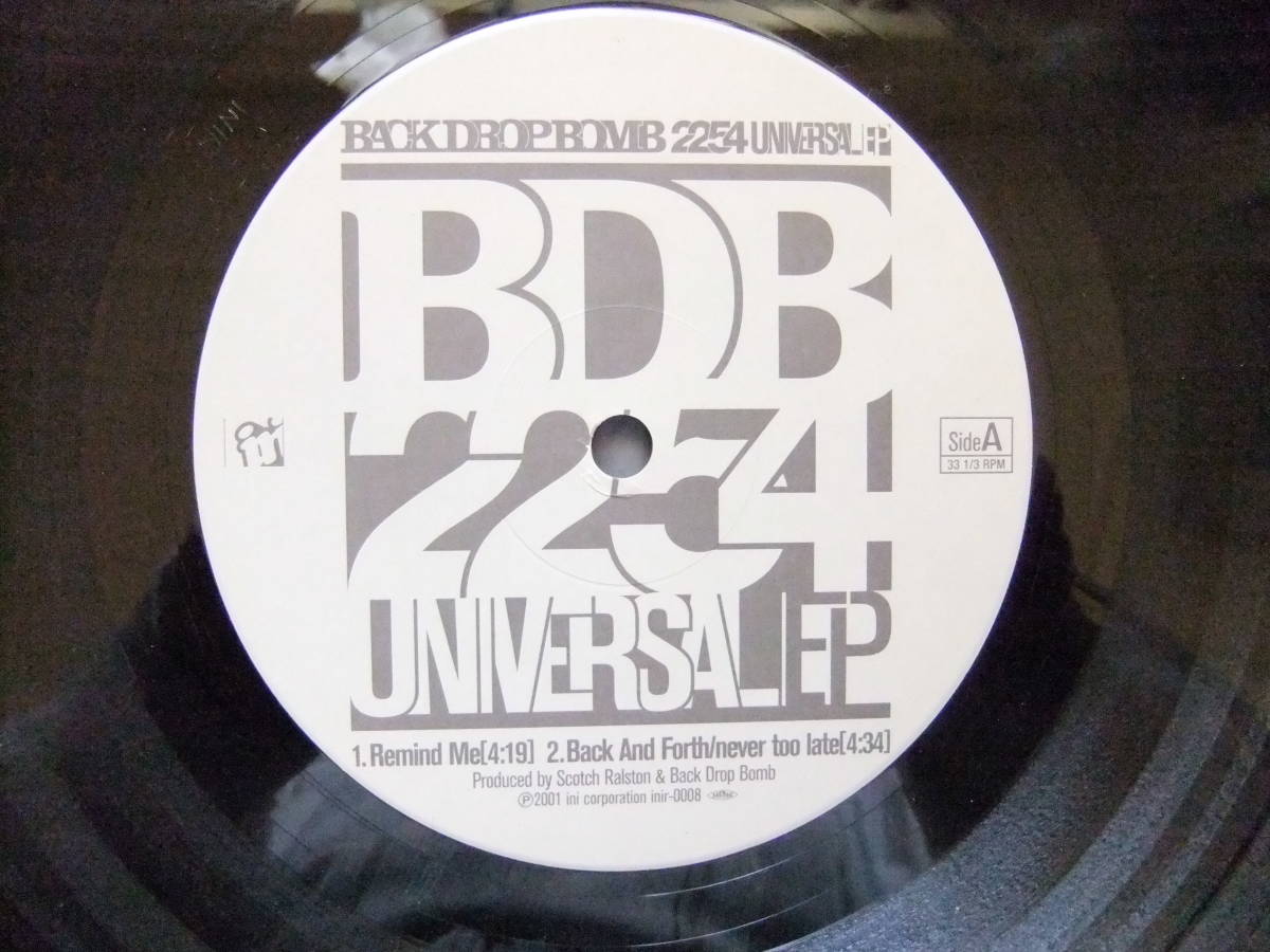 BACK DROP BOMB 2254 UNIVERSAL EP[10 -inch ]