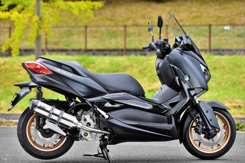 新品 ビームス X-MAX250 (8BK-SG70J)用 GT-CORSA SMB(スーパーメタルブラック)サイレンサー 政府認証 G265-66-005 BEAMS マフラー ヤマハ