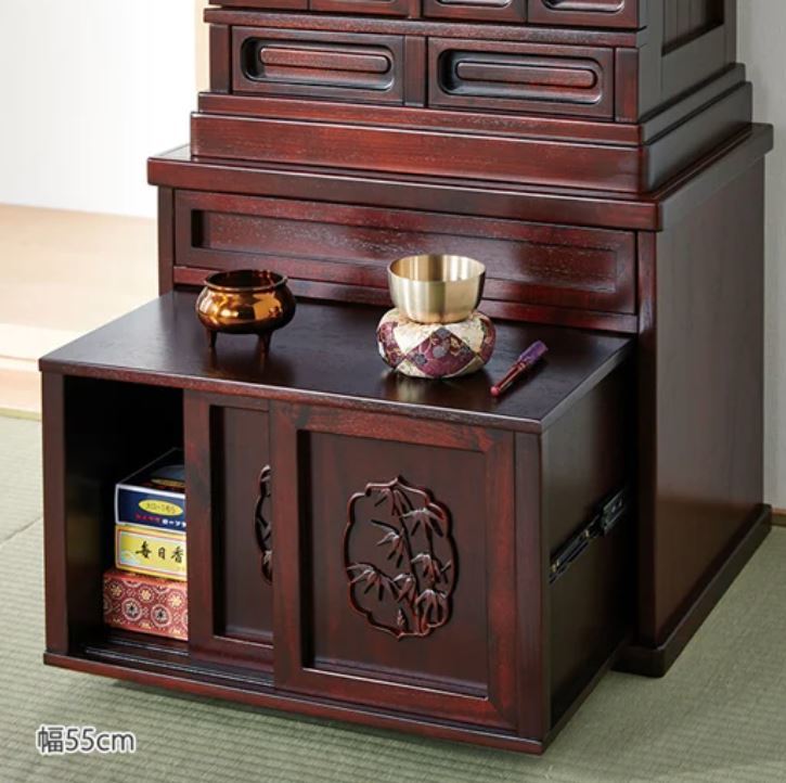 [ scratch thing shop 2 number shop ] new goods outlet!! family Buddhist altar for sculpture under pcs width 55cm family Buddhist altar exclusive use pcs family Buddhist altar put pcs family Buddhist altar . pcs family Buddhist altar under pcs sculpture pcs .. family Buddhist altar chest sliding door 