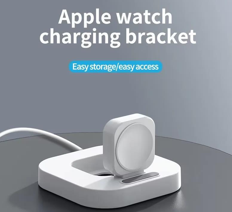 2個セット Apple Watch ワイヤレス 充電器 スタンド USB Type-C 接続 マグネット充電器 ワイヤレス充電 ホルダー 充電スタンド 薄型 携帯_画像1