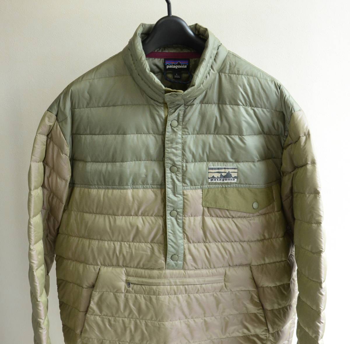 激安店舗 パタゴニア Patagonia ダウンスナップT L size ダウン