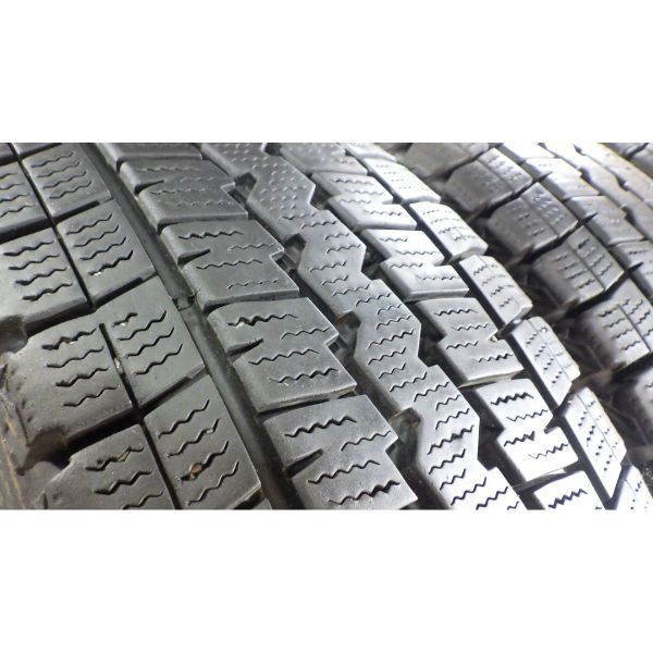 ダンロップ WINTER MAXX SV01 195/80R15107/105L LT 4本SET◎2020年製8分山スタッドレス◎中古 1本の内面に若干の傷あり◎旭川手渡し可_画像6