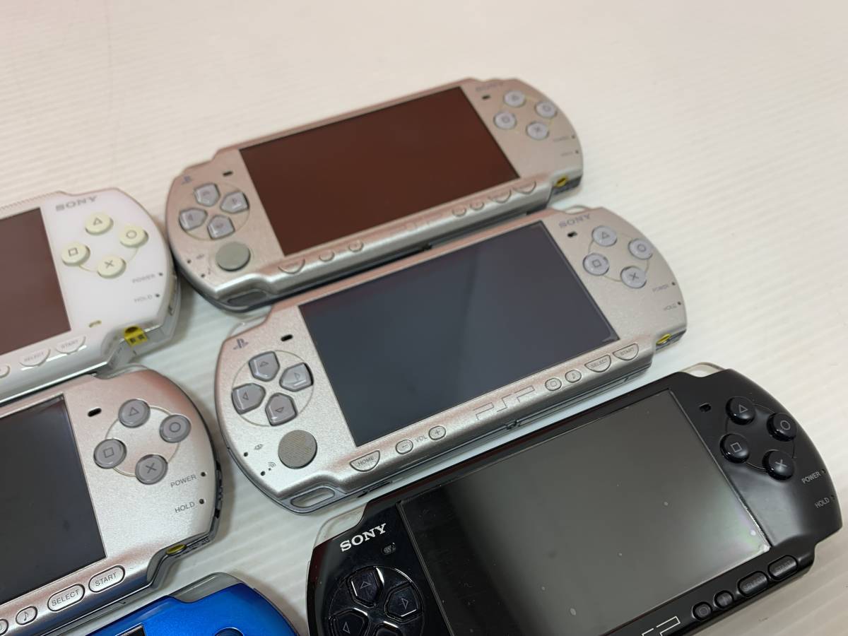 2/6☆SONY　PSP　本体　7台セット　ガンダムVSガンダム　PSP-3000×4/PSP-2000×2/PSP-1000【写真追加あり】☆A1_画像3