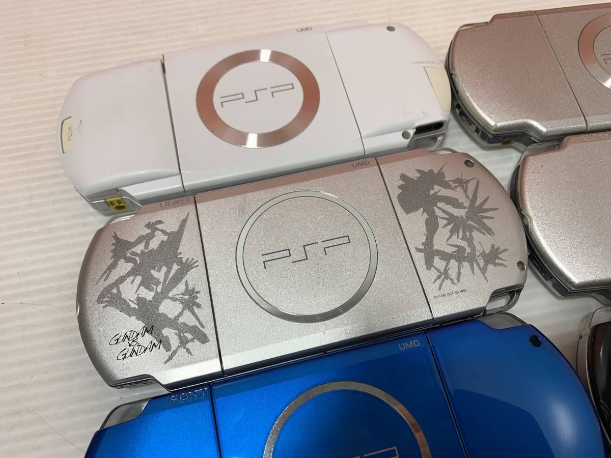 2/6☆SONY　PSP　本体　7台セット　ガンダムVSガンダム　PSP-3000×4/PSP-2000×2/PSP-1000【写真追加あり】☆A1_画像7