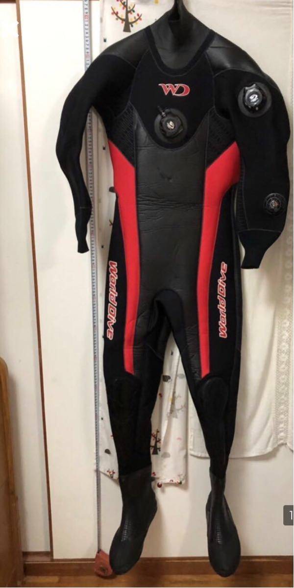 WorldDive ワールドダイブ ドライスーツ メンズ 180cm/80kg WorldDive ワールドダイブ ドライスーツ メンズ 180cm/80kg