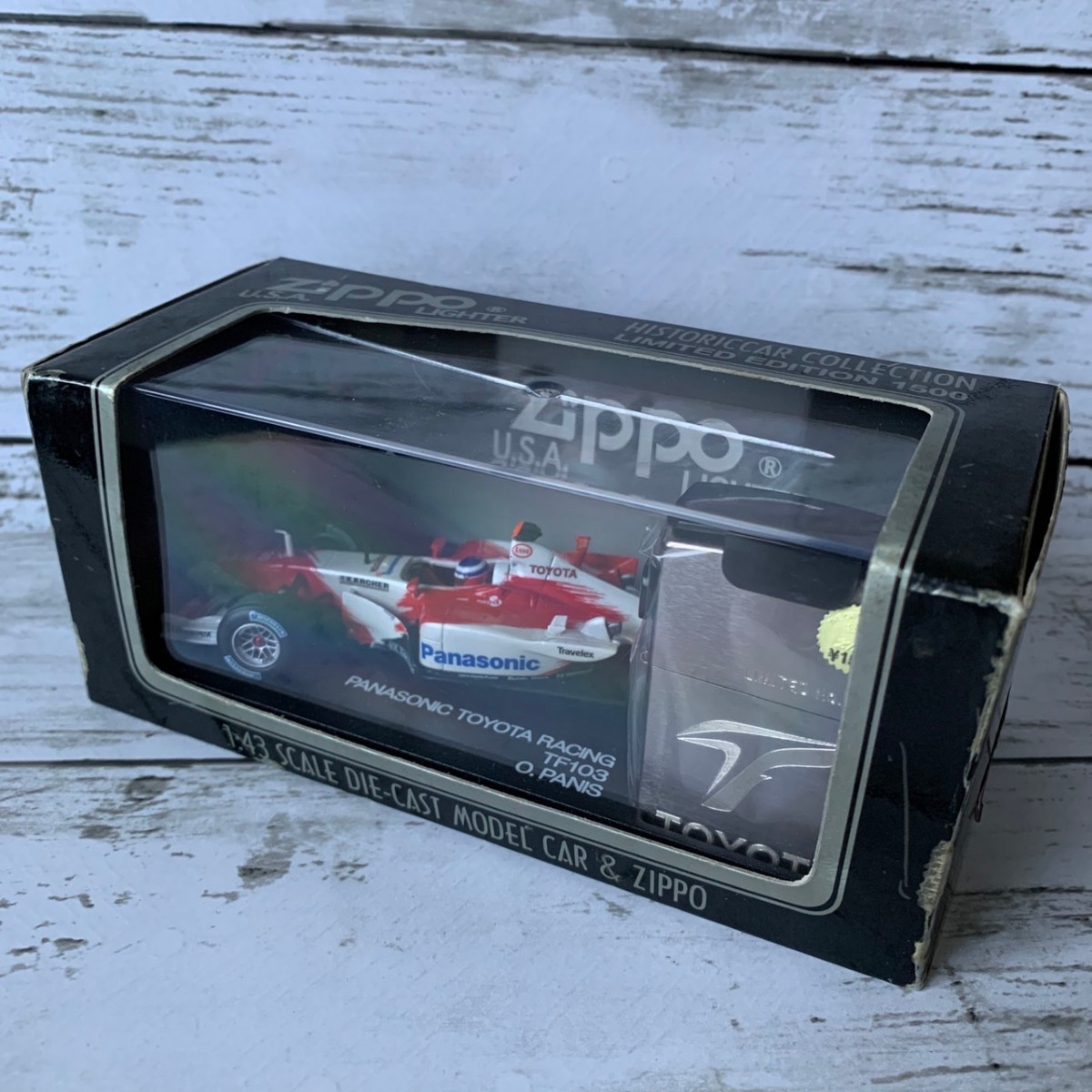 ZIPPO TOYOTA RACING ダイキャスト F1 シリアル奇跡の111-