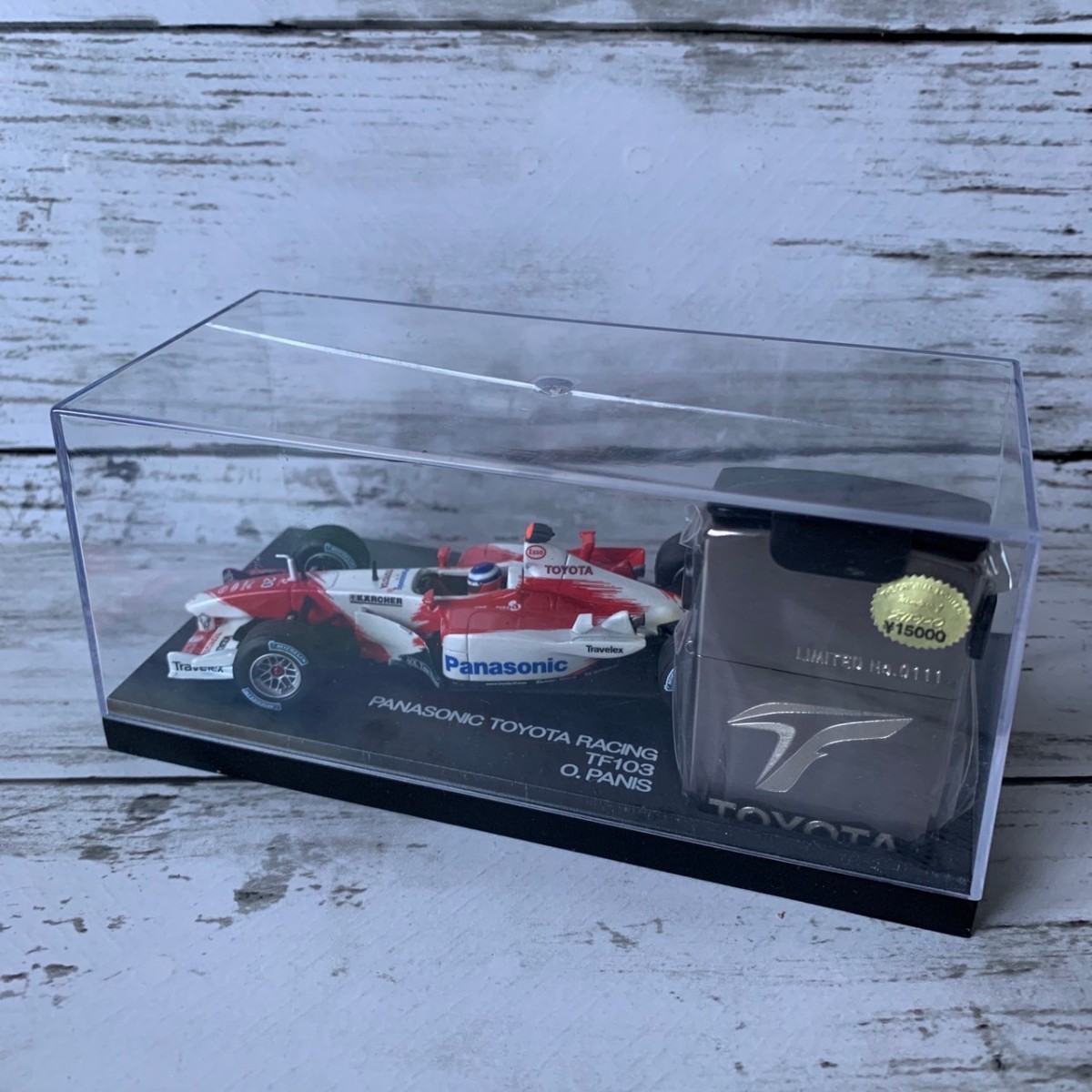 ZIPPO TOYOTA RACING ダイキャスト F1 シリアル奇跡の111-