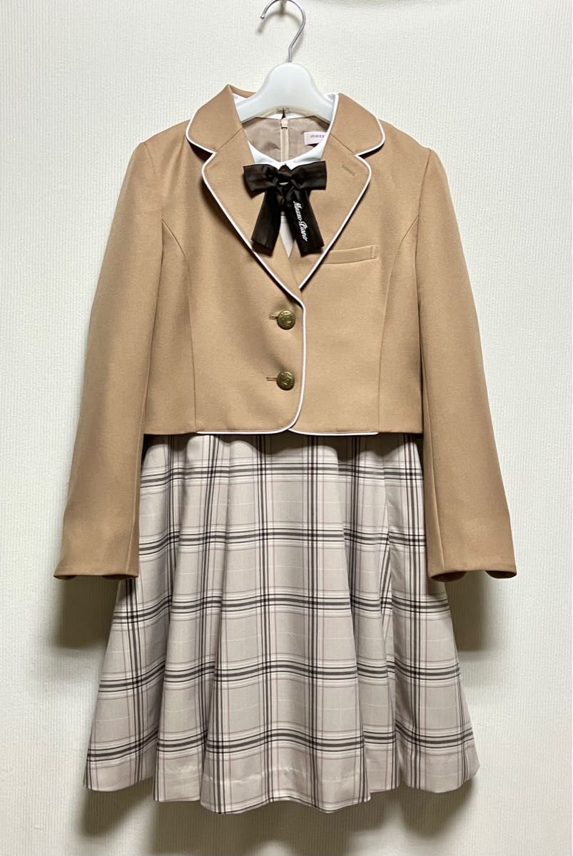 メゾピアノジュニア レピピアルマリオ 150 卒服 フォーマル ボレロ