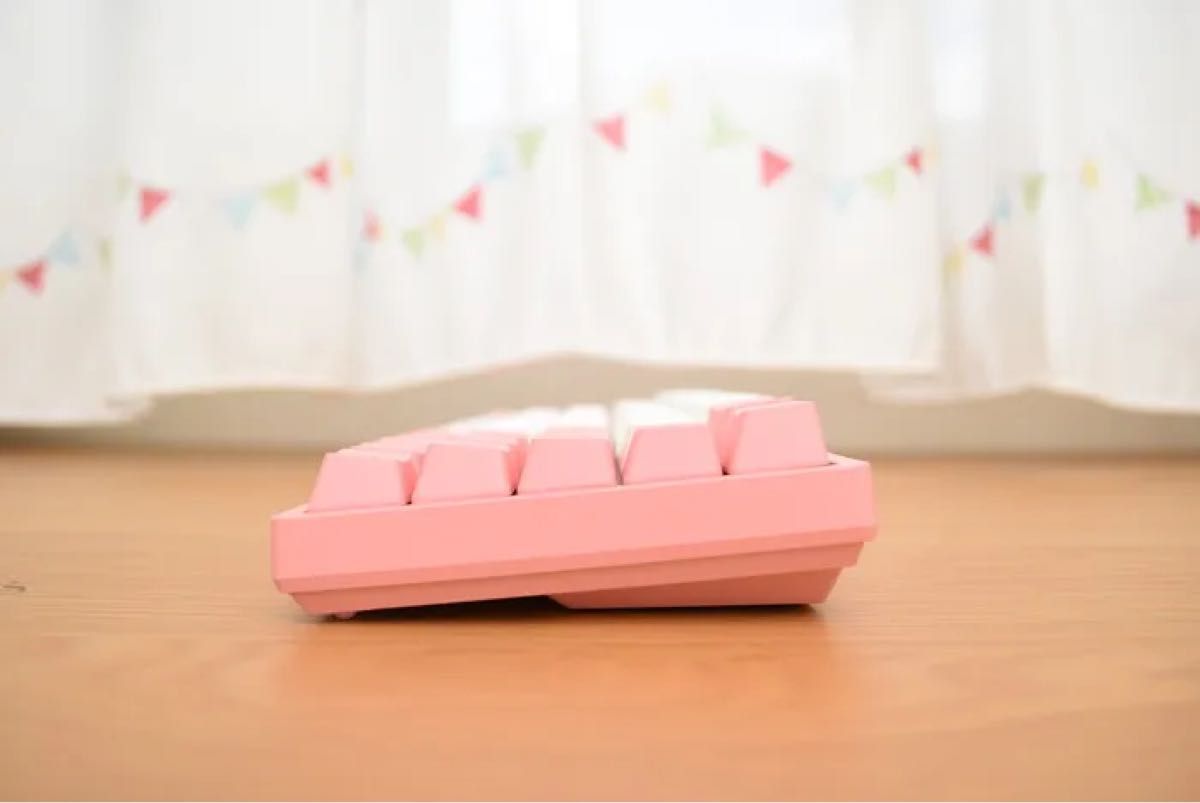 ワイヤレス キーボード メカニカルキーボード 可愛い ピンク 女性 桜