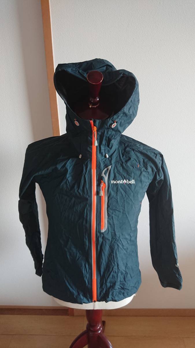 【使用少】★モンベル×GORETEX レディースS #1128337 トレントフライヤー ジャケット ゴアテックス【mont-bell】