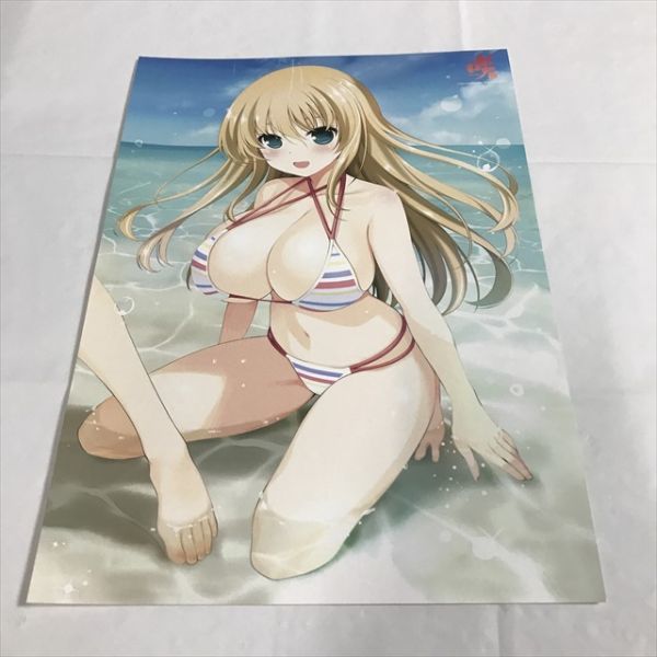 B12917 ◆咲 saki　お風呂 A4サイズ ポスター_画像1