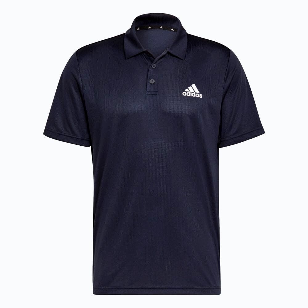 ●送料390円可能商品 アディダス ゴルフ ADIDAS GOLF 新品 メンズ 速乾 ドライ 半袖 ポロシャツ 紺 Lサイズ[H30284-L] 三 弐★QWER■_画像2