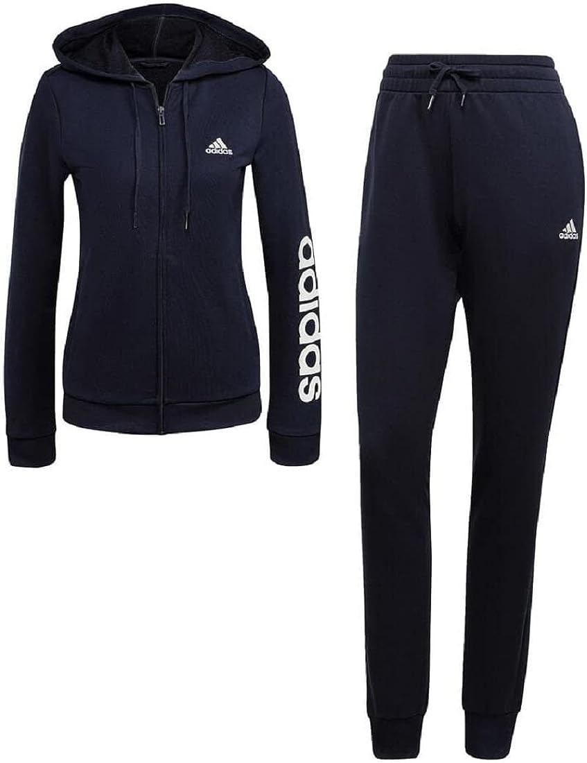 ★アディダス ADIDAS 新品 レディース 上下セット 裏毛 トラックスーツ パーカー ジャケット 紺 [SETH07869-M] 五 壱★QWER★_画像8