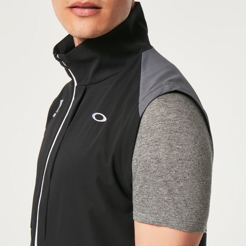 ★オークリー ゴルフ OAKLEY GOLF 定価14300円 新品 メンズ 撥水 防風 高機能 2WAY ジャケット ベスト [FOA403499-00G-JL]二 弐★QWER★_画像4