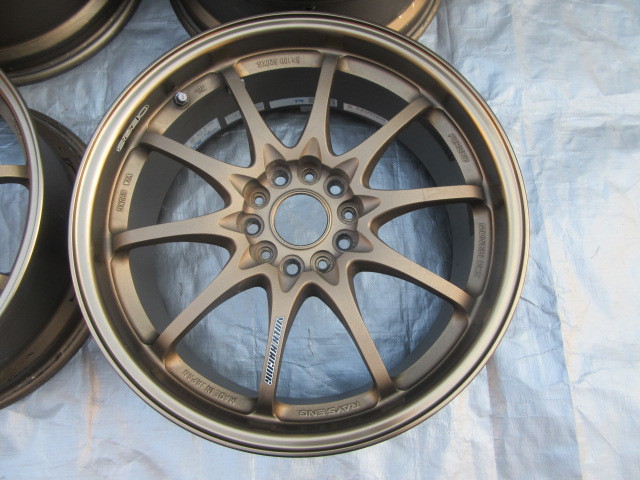 レイズ VOLK RAYS CE28N 18インチ 7.5J オフセット50　ブロンズ/BR PCD114.3 5H_画像6