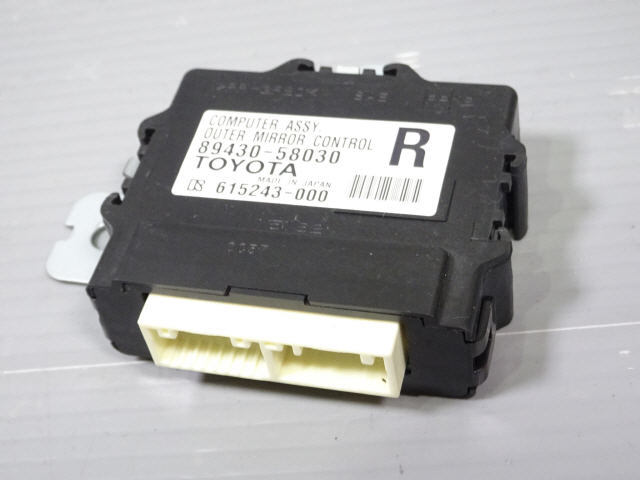 アルファード DBA-AGH30W アウターミラーコントロール 89430-58030 G 2ARFE 89283km ヴェルファイア 1kurudepa_画像1