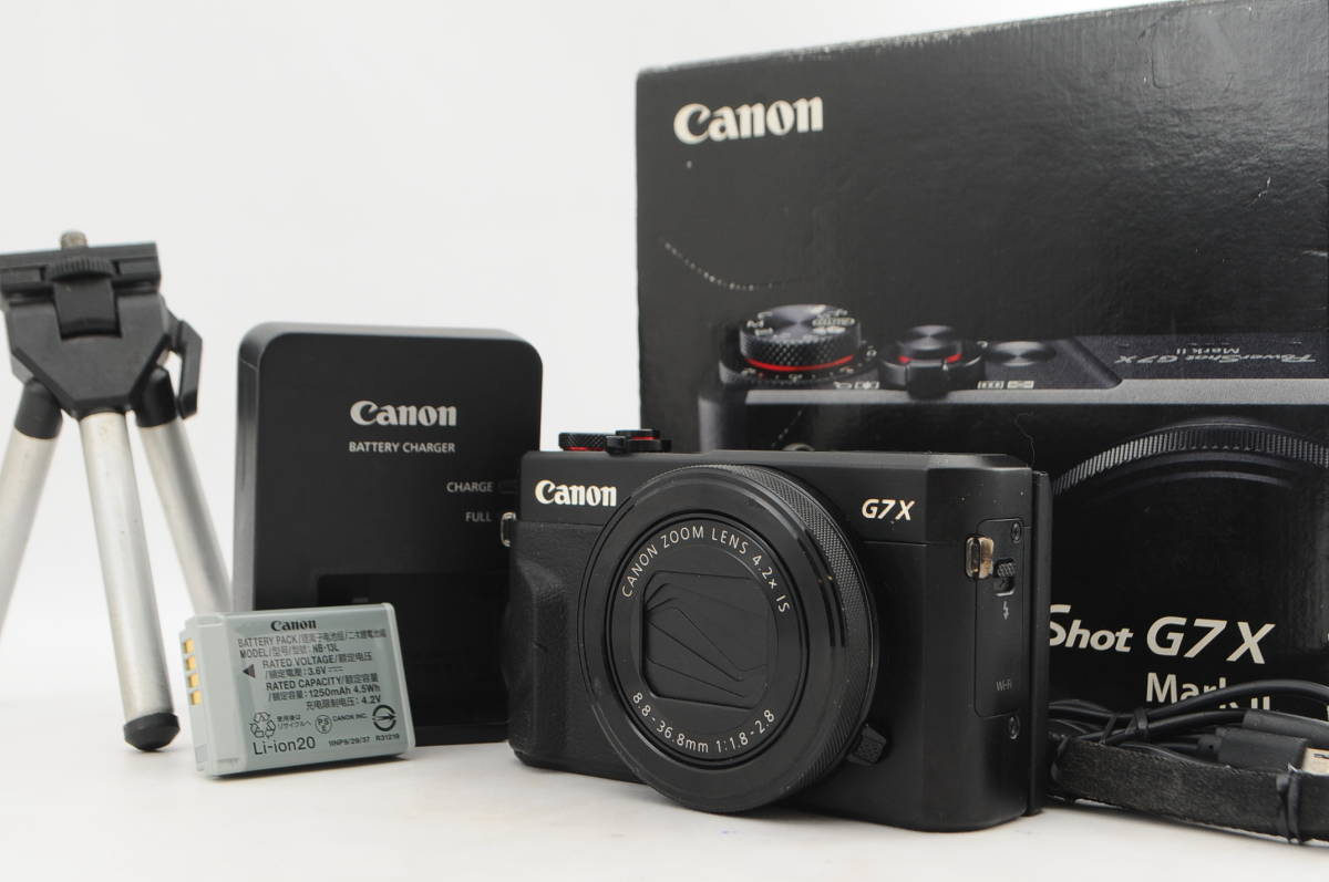 最も完璧な G7X Shot Power CANON Mark 動作確認済 付属品多数