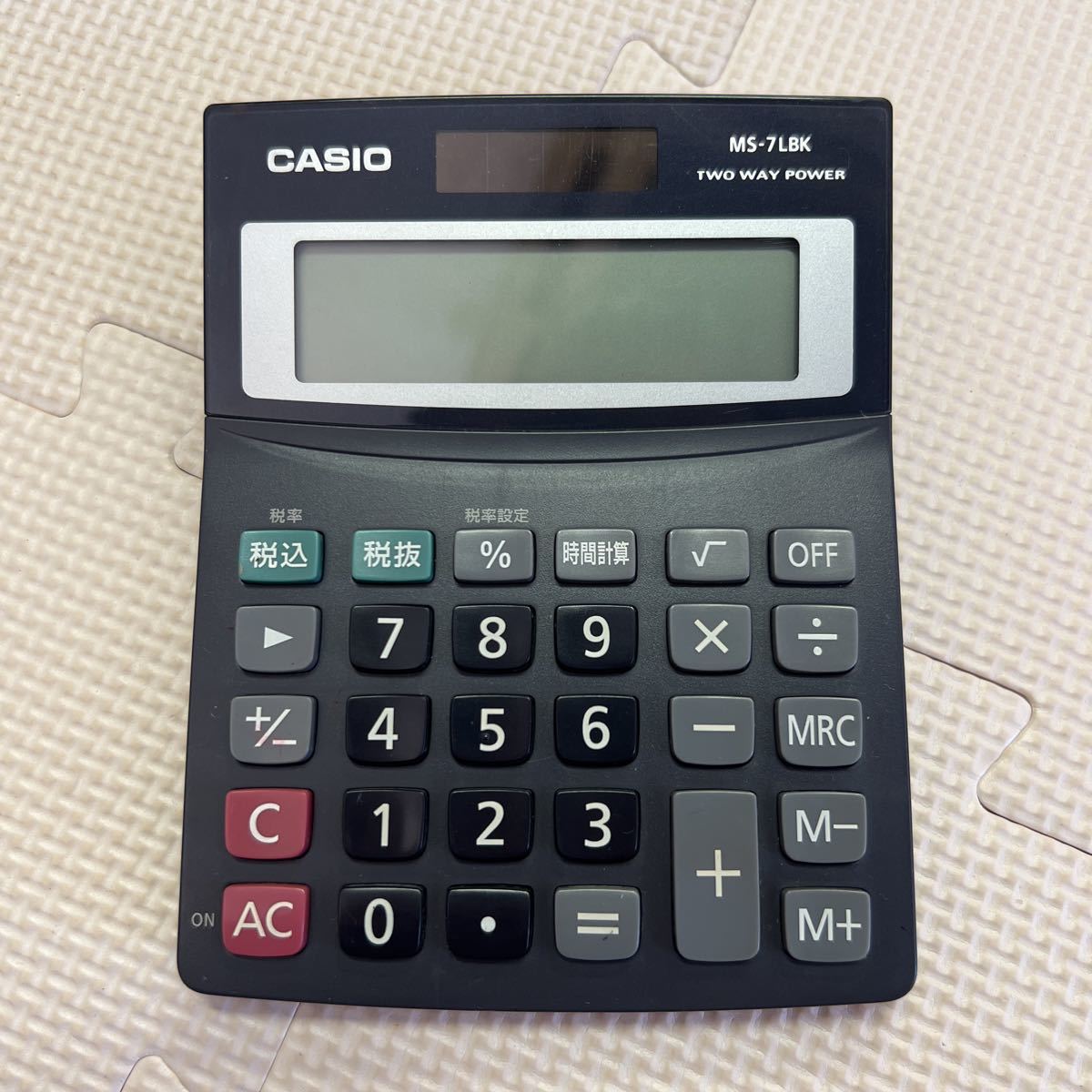 CASIO カシオ カシオ電卓 電卓 ブラック 事務 文房具 計算の画像1