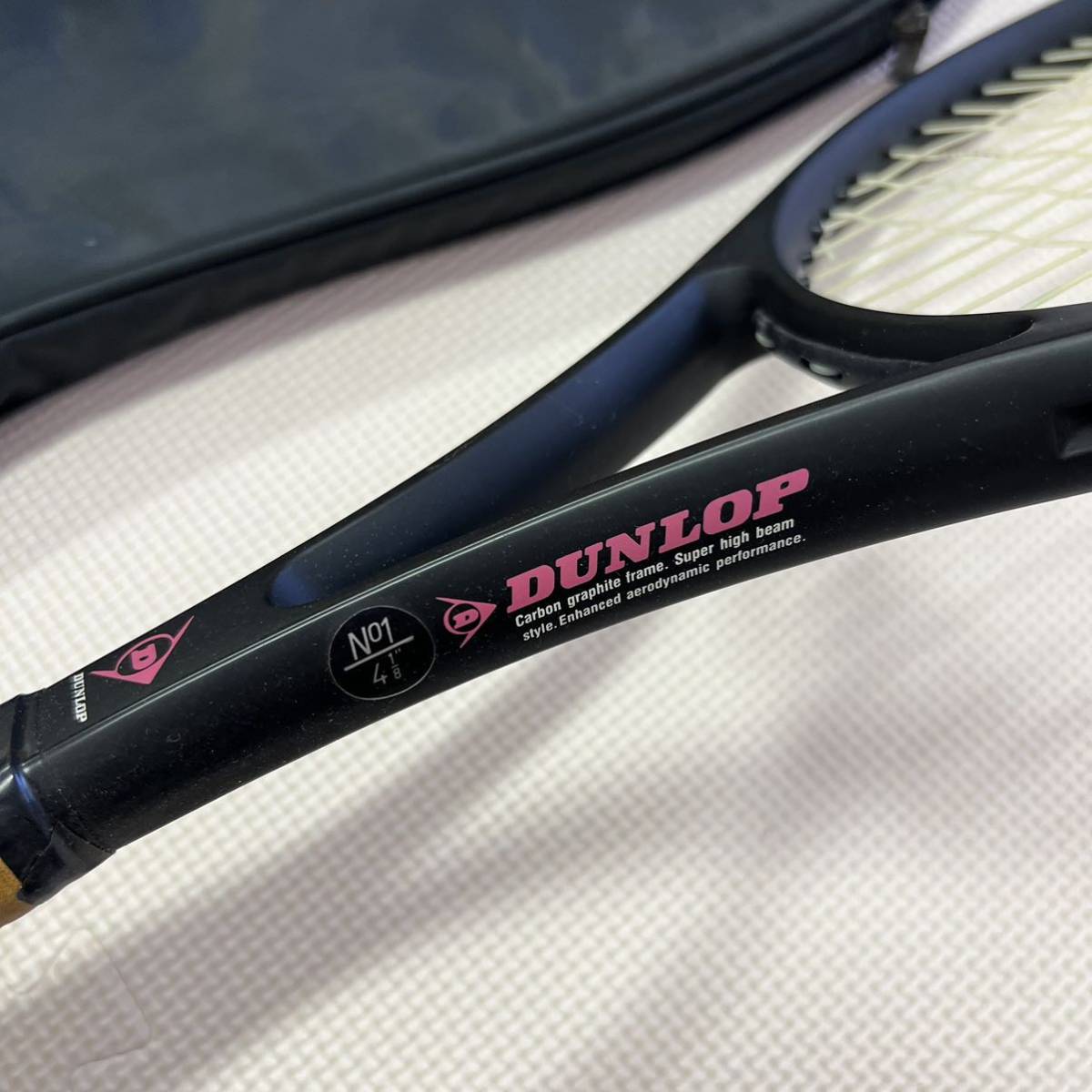 中古　テニスラケット DUNLOP ダンロップ　ラケット　BLACK COMP PLUS PRO-CHOICE ラケットバッグ　ラケットカバー_画像3