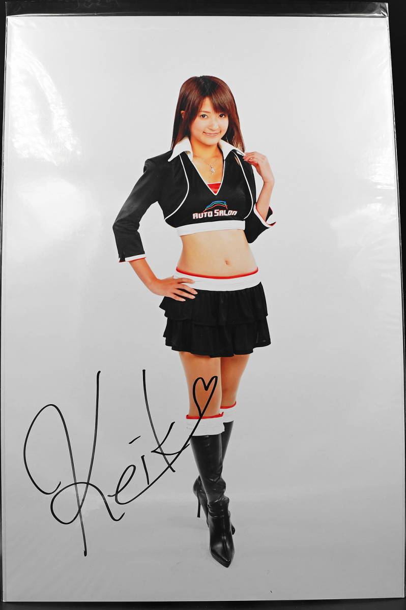  подписан большой фотография 4 листов [2010 год Tokyo авто салон образ девушка A-class] новый рисовое поле ..*. произведение ...* Kobayashi груша .*..... костюм 