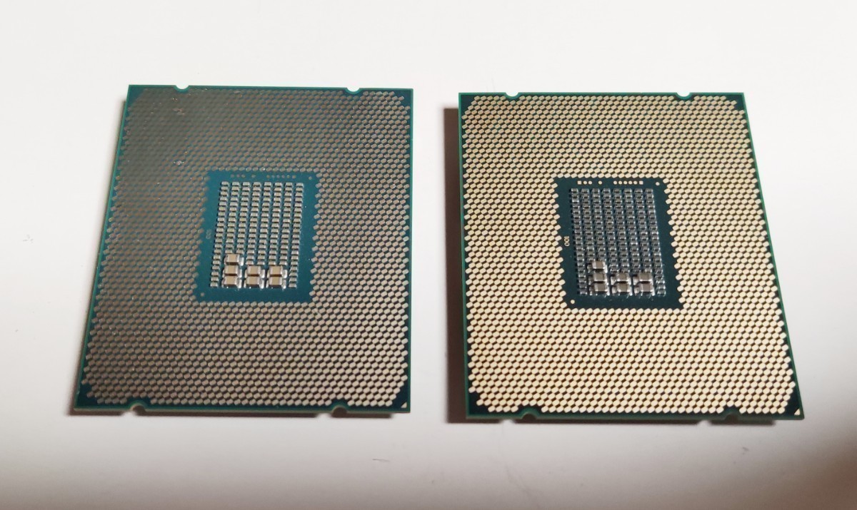 動作品 Xeon E5-2699V4 22-Core 2.2GHz~Max 3.6GHz/25M/FCLGA2011 2個セット ②_画像2