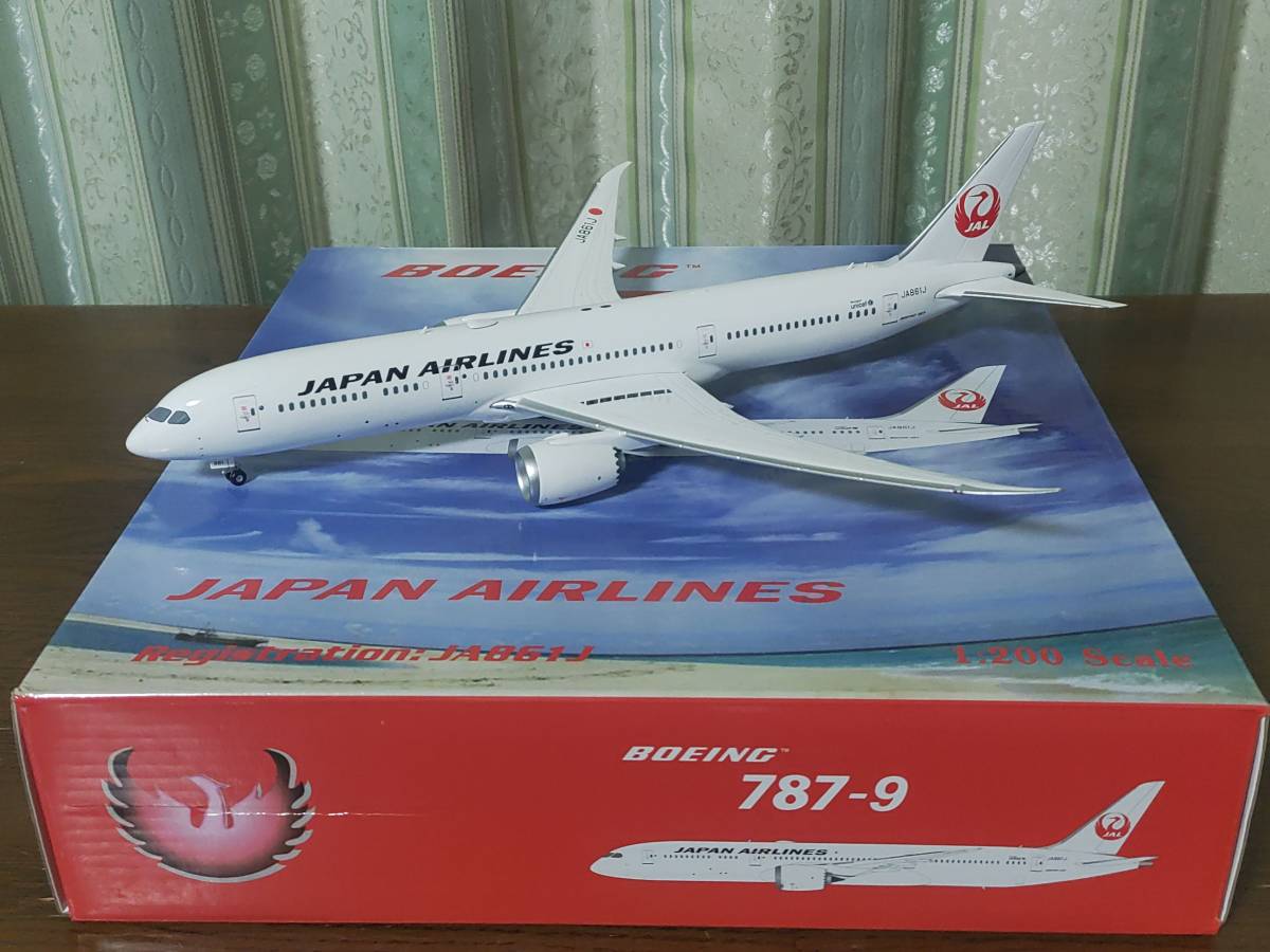 1/200【PHOENIX】日本航空 B787-9　新鶴丸（現行）塗装機_画像1