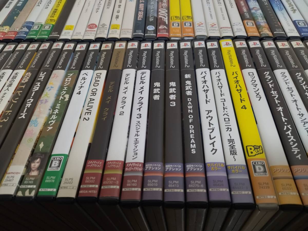 ★まとめ売り★箱・説明書付きPS2ソフト大量130本以上セット★信長の野望　桃太郎電鉄　ロックマン　ガンダム　ドラクエ5　バイオ等_画像3