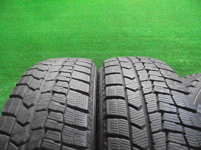 5ET633AB12 ) 送料無料 185/65R15 ダンロップ ウィンターマックス WM02 スタッドレスタイヤ+日産純正アルミホイール4本セット E12 ノート_画像7