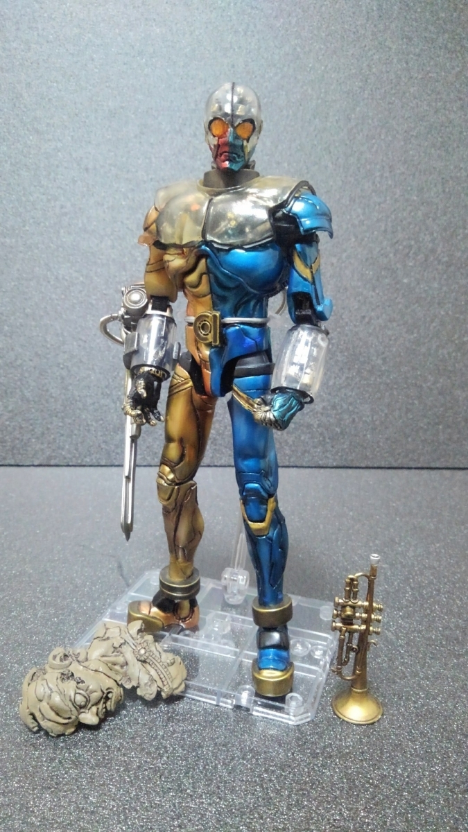 *S.IC. sic Kikaider 01 custom whole body moveable li paint 