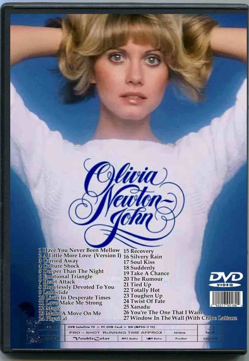 オリビアニュートンジョン 2021全高画質プロモ Olivia Newton John DVD_画像2