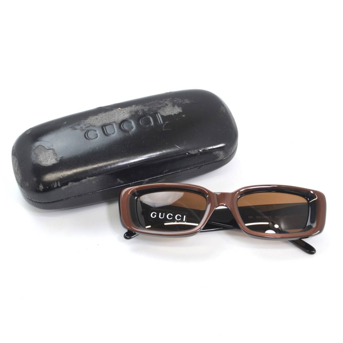 Y 1円スタート GUCCI グッチ サングラス GGロゴ GG2409 ブラック