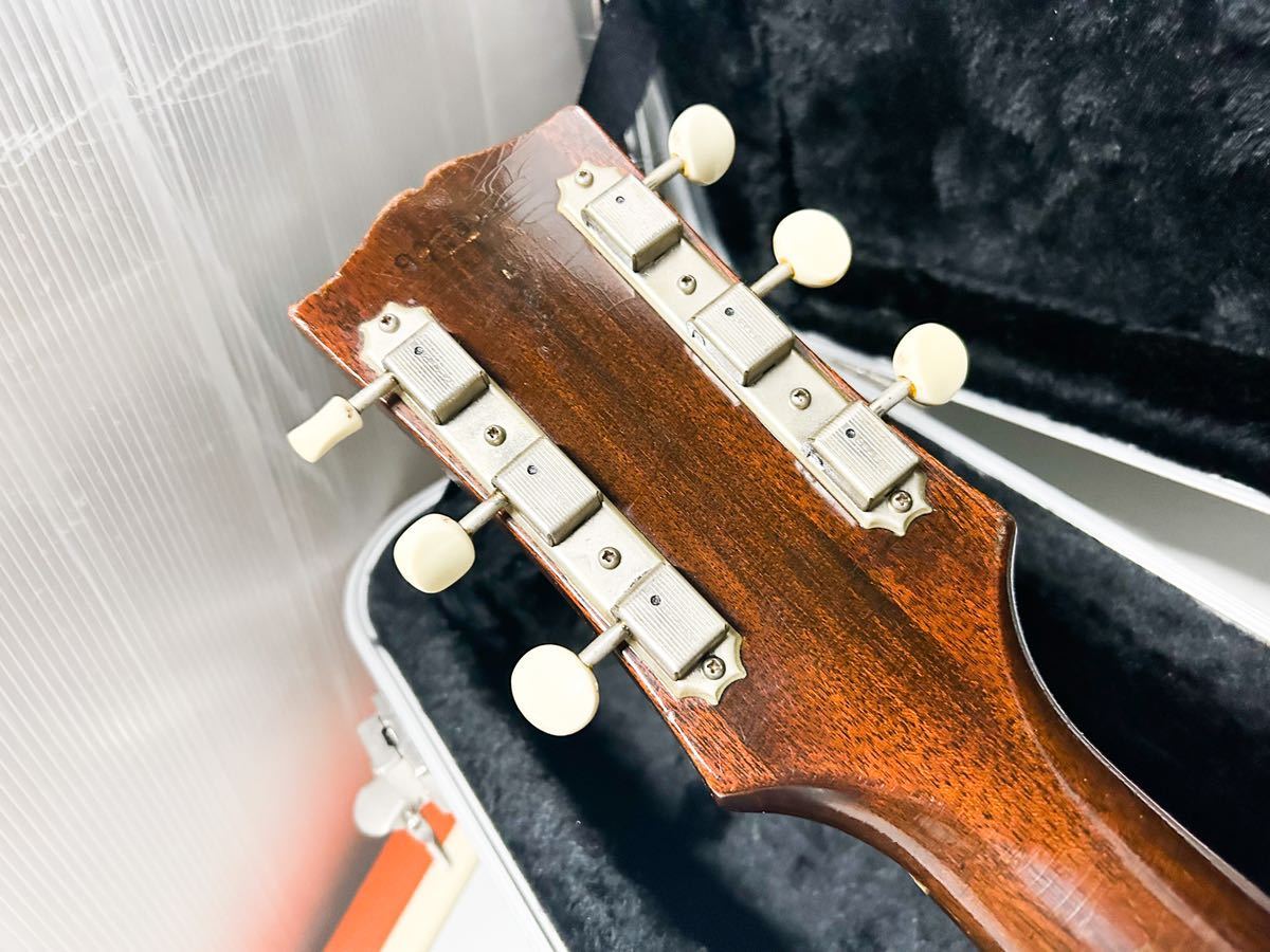 Gibson アコースティックギター J-45 early 70 ハードケース シリアルナンバー ピック ストラップ メトロノーム アコギ ギター ギブソン _画像5