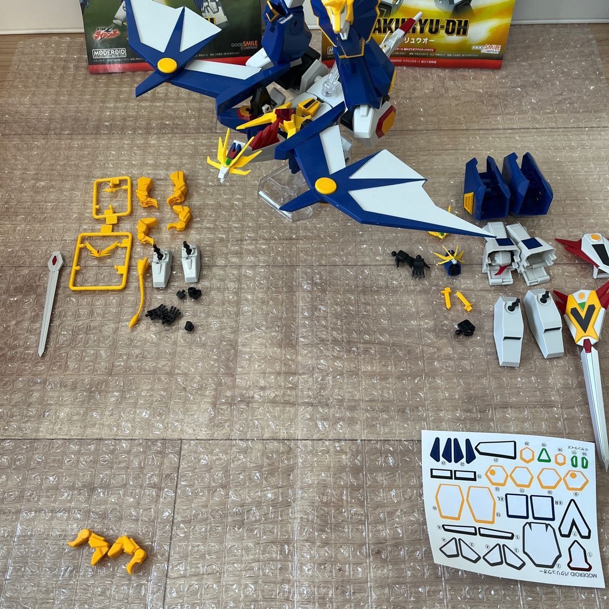 MODEROID ライジンオー&バクリュウオー 素組み完成品 絶対無敵 MODEROID ライジンオー&バクリュウオー 素組み完成品 絶対無敵