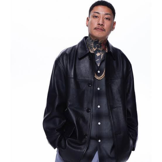 23ss WACKO MARIA LEATHER CAR COAT レオパード バダサイ 野村訓一