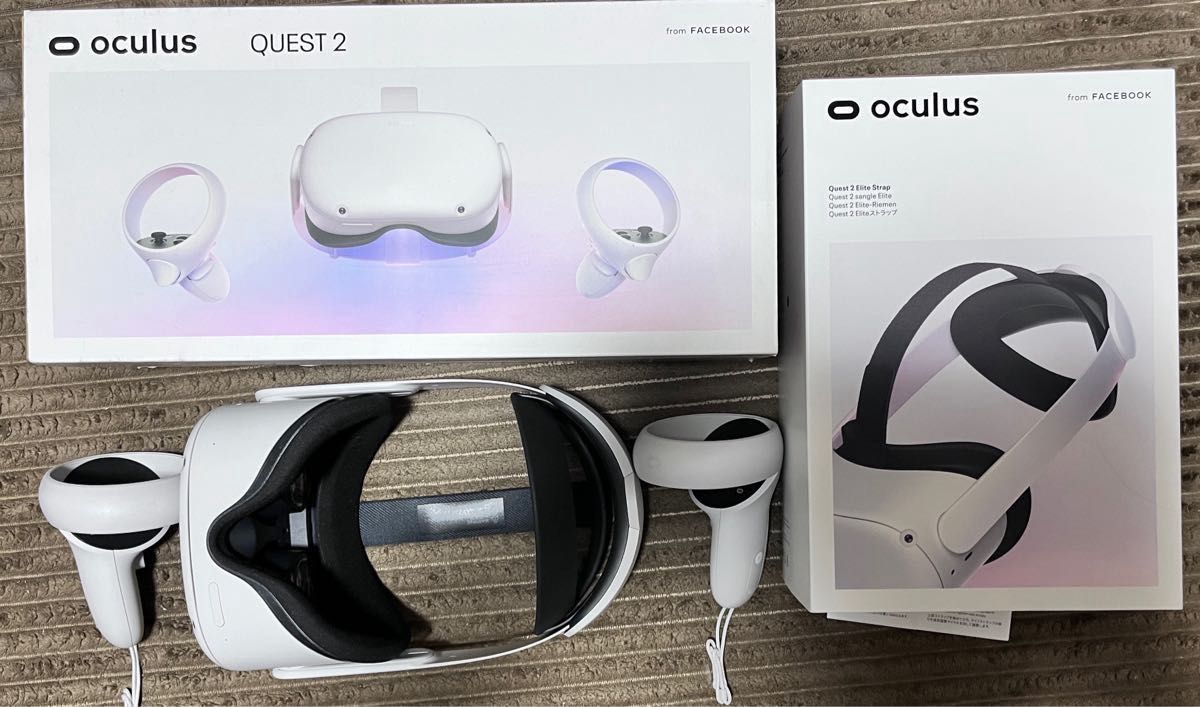 Oculus (Meta) Quest 2 128GB + エリートストラップ-