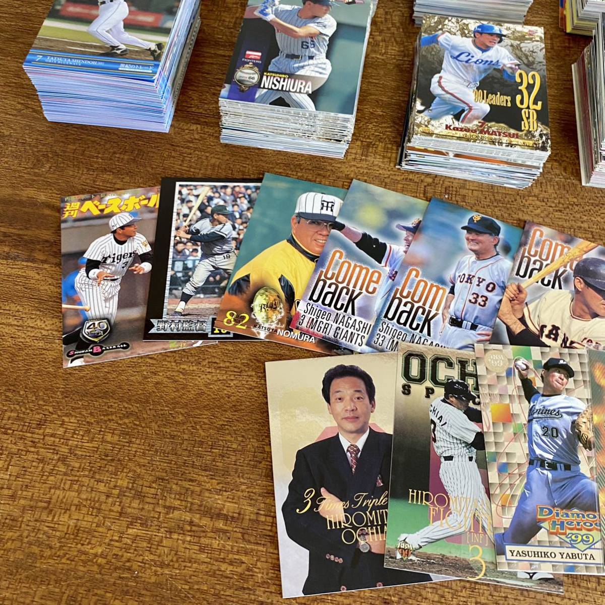 当時物　プロ野球カード ベースボールマガジン　900枚以上　/ BBM レギュラー　松井秀喜 イチロー 1998 1999 2000年_画像5