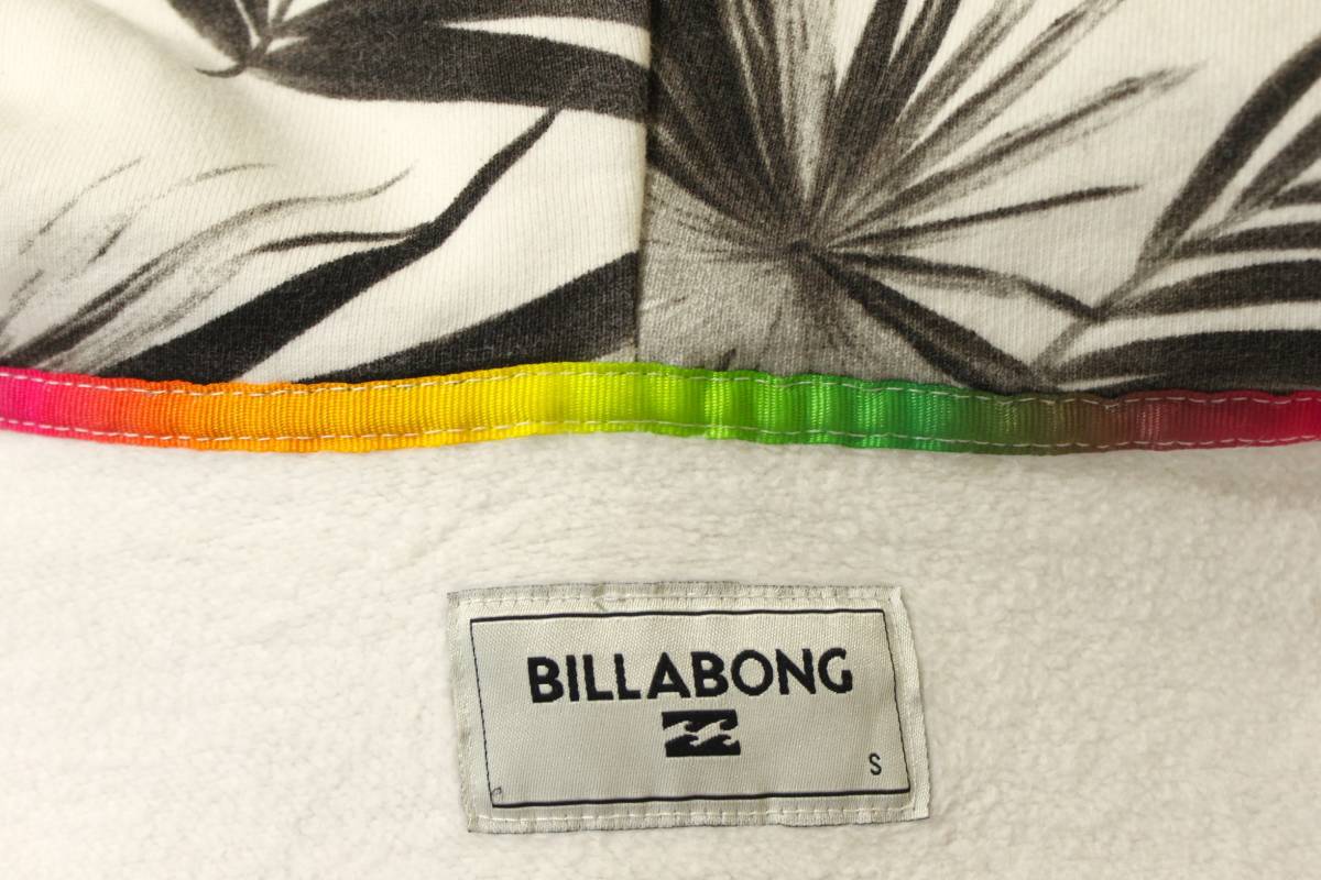 ◆BILLABONG ビラボン◆AH012-Z02 裏起毛 フルジップ スウェットフーディ パーカ:S_画像9