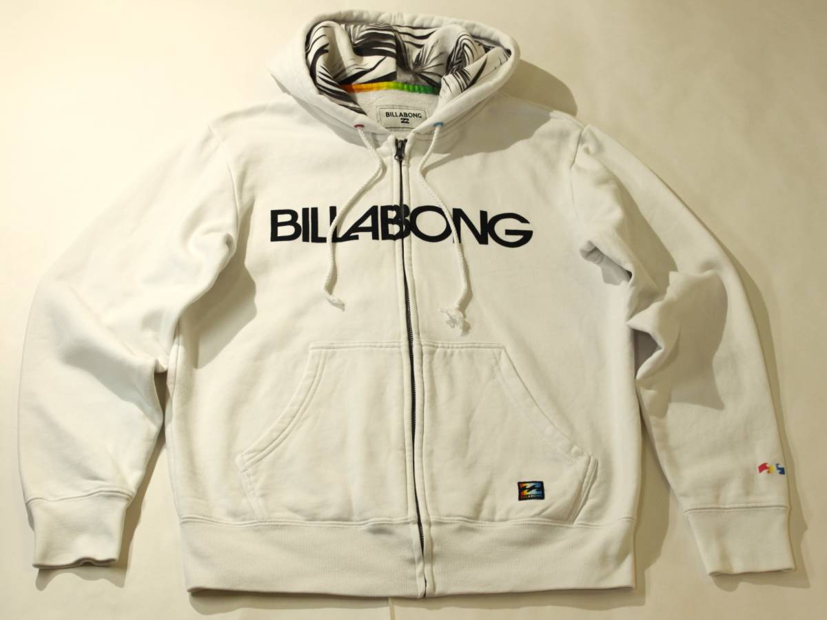 ◆BILLABONG ビラボン◆AH012-Z02 裏起毛 フルジップ スウェットフーディ パーカ:S_画像3